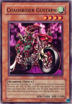 Chaosrider Gustaph [DR2-EN018] Super Rare | Card Merchant Takapuna