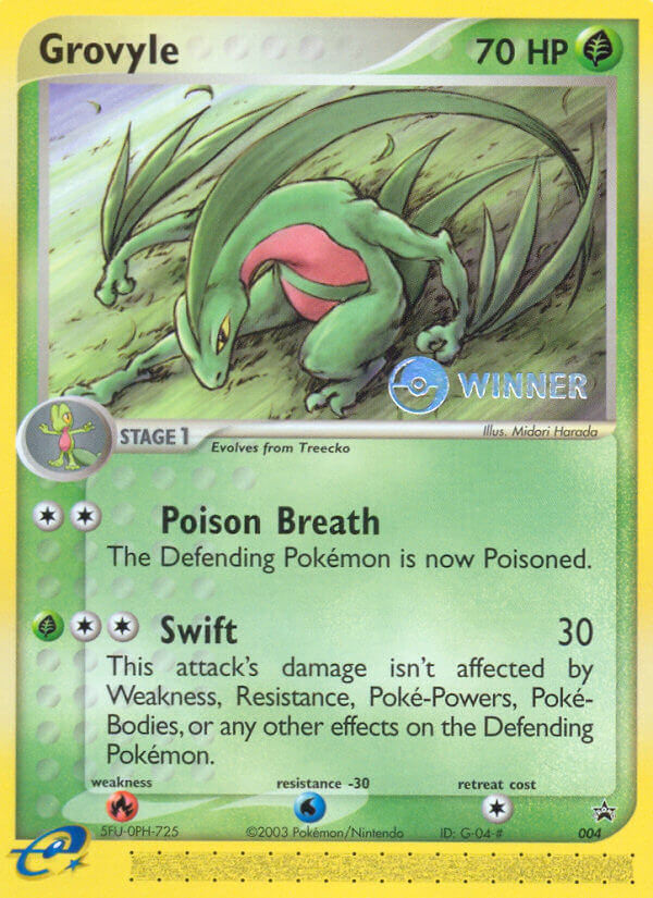 Grovyle (004) [Nintendo: Black Star Promos] | Card Merchant Takapuna