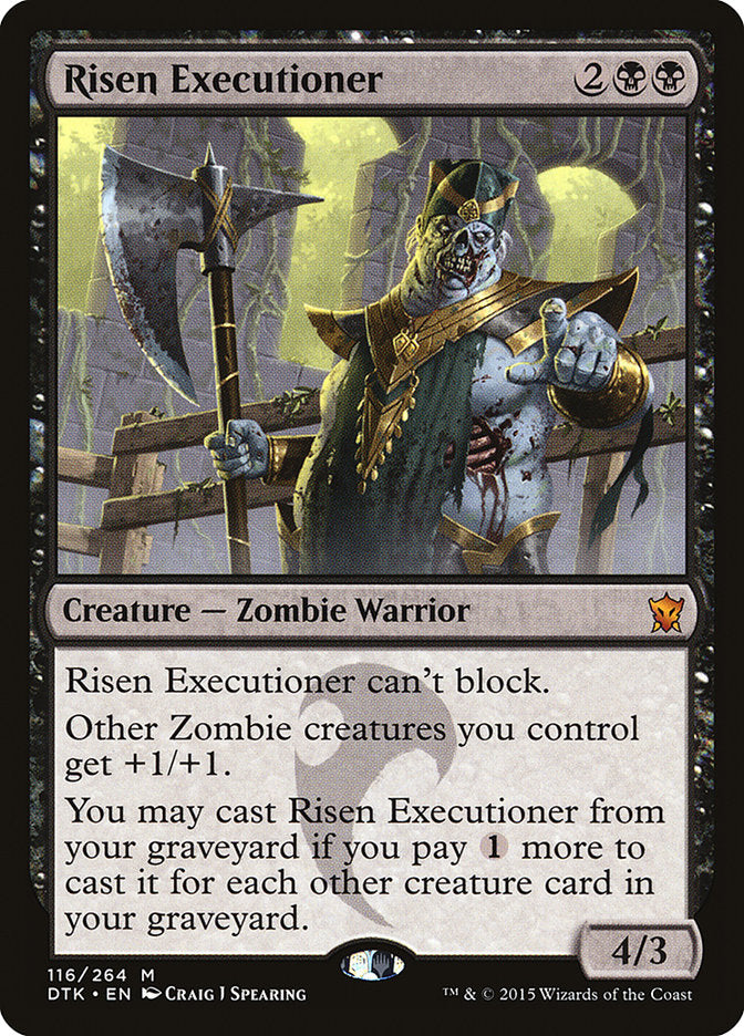 Risen Executioner [Dragons of Tarkir] | Card Merchant Takapuna