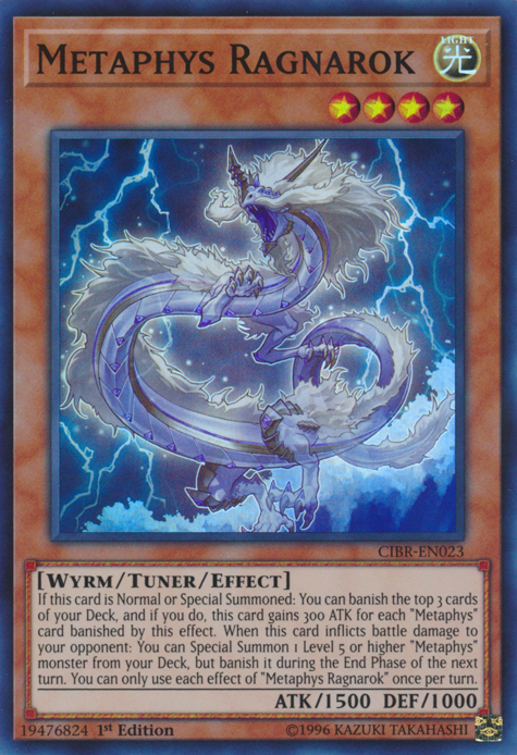 Metaphys Ragnarok [CIBR-EN023] Super Rare | Card Merchant Takapuna