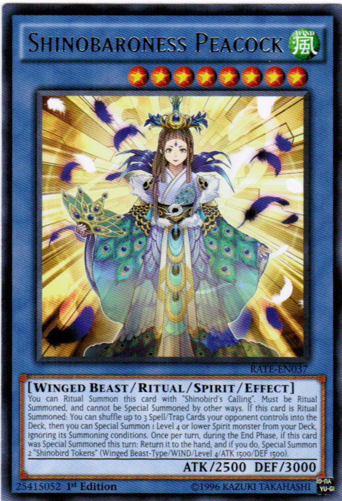 Shinobaroness Peacock [RATE-EN037] Rare | Card Merchant Takapuna