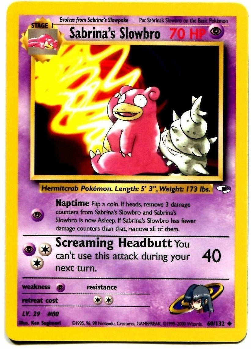 Sabrina's Slowbro (60/132) [Gym Heroes Unlimited] | Card Merchant Takapuna