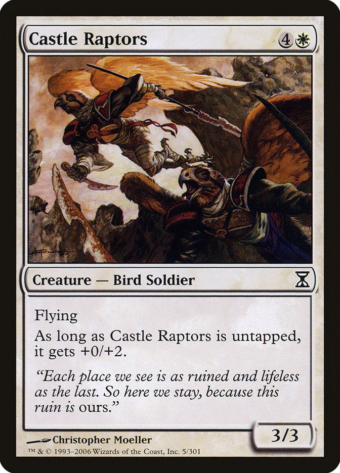 Castle Raptors [Time Spiral] | Card Merchant Takapuna