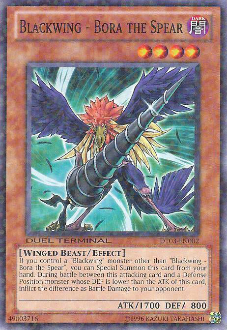 Blackwing - Bora the Spear [DT03-EN002] Common | Card Merchant Takapuna