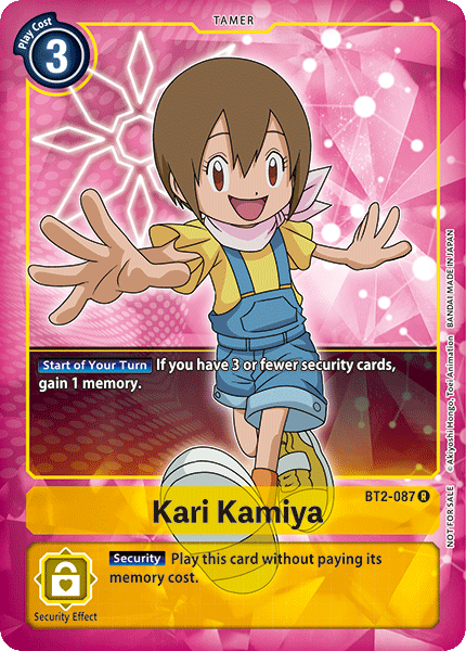 Kari Kamiya [BT2-087] (Buy-A-Box Promo) [Release Special Booster Ver.1.0 Promos] | Card Merchant Takapuna