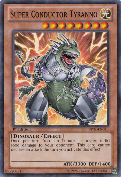 Super Conductor Tyranno [BP01-EN013] Starfoil Rare | Card Merchant Takapuna