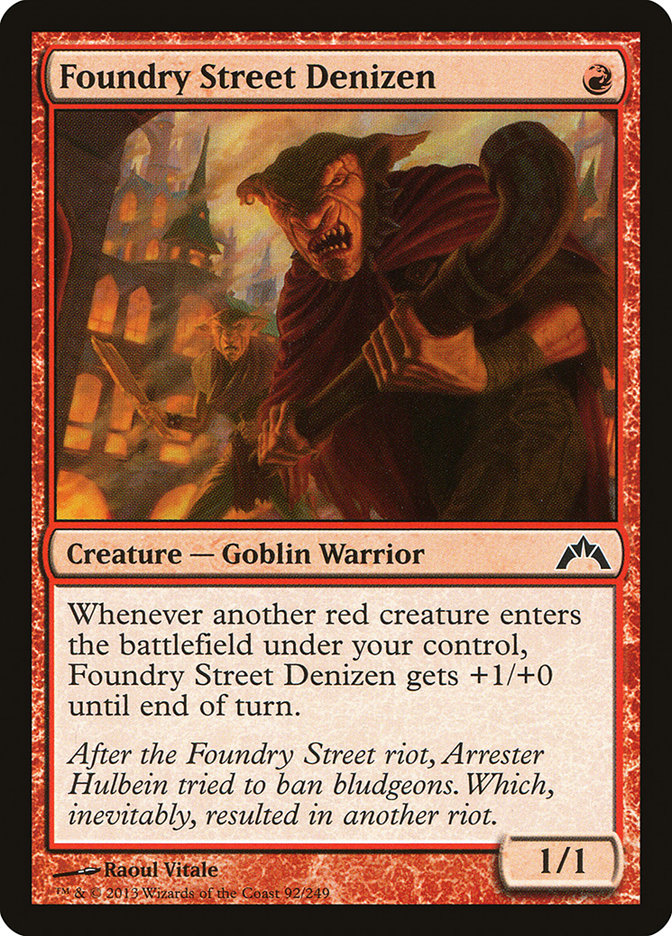 Foundry Street Denizen [Gatecrash] | Card Merchant Takapuna