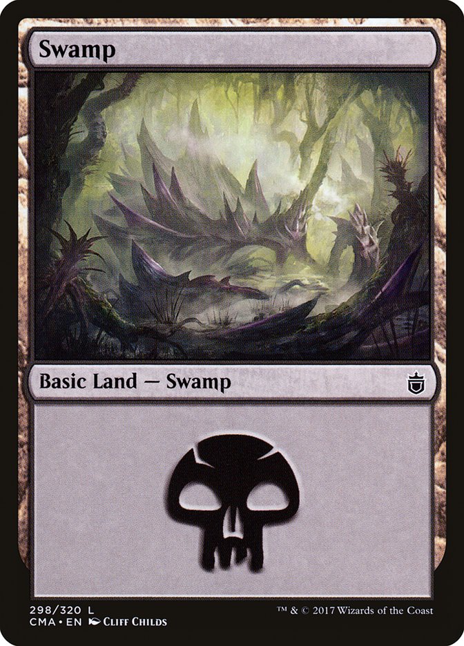 Swamp (298) [Commander Anthology] | Card Merchant Takapuna