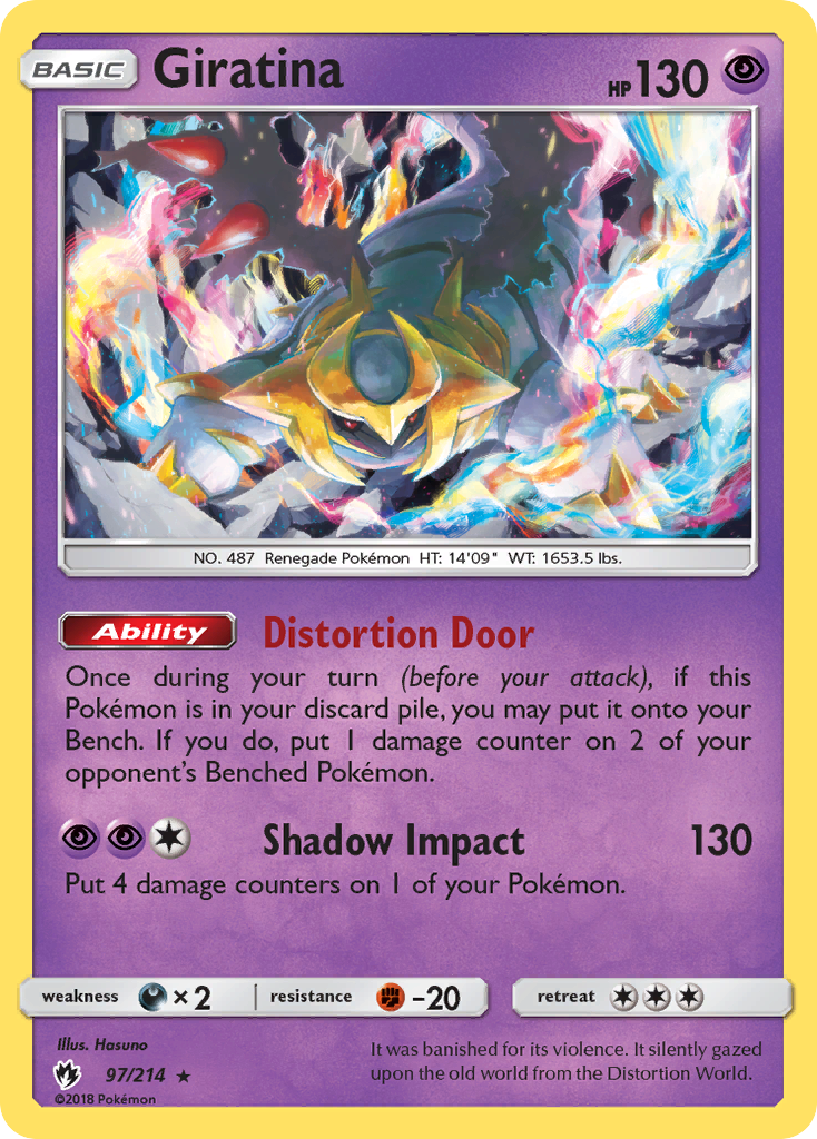 Giratina (97/214) [Sun & Moon: Lost Thunder] | Card Merchant Takapuna