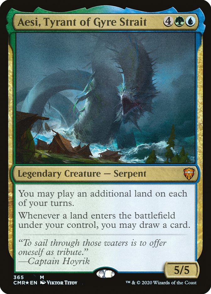 Aesi, Tyrant of Gyre Strait [Commander Legends] | Card Merchant Takapuna