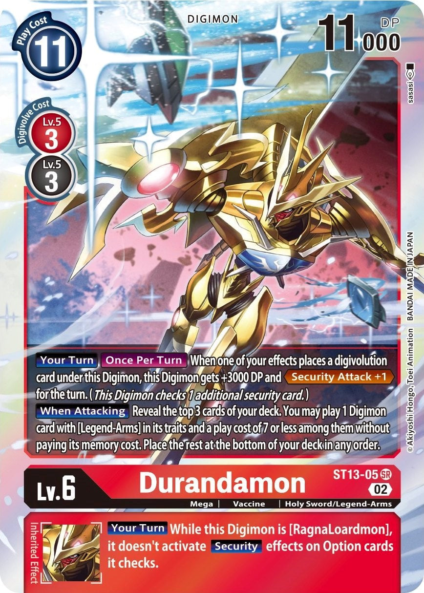 Durandamon [ST13-05] [Starter Deck: Ragnaloardmon] | Card Merchant Takapuna