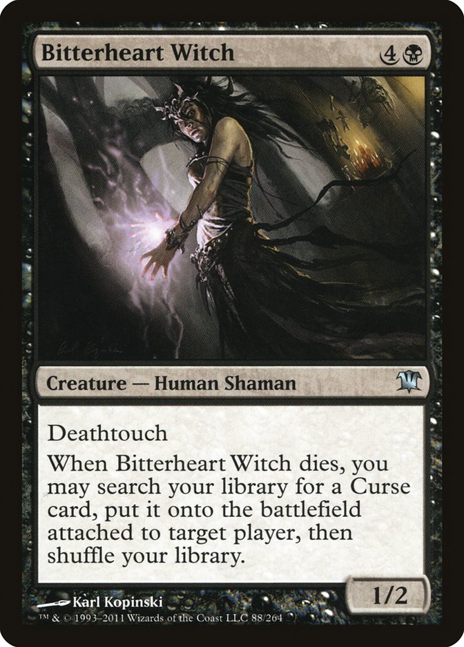 Bitterheart Witch [Innistrad] | Card Merchant Takapuna