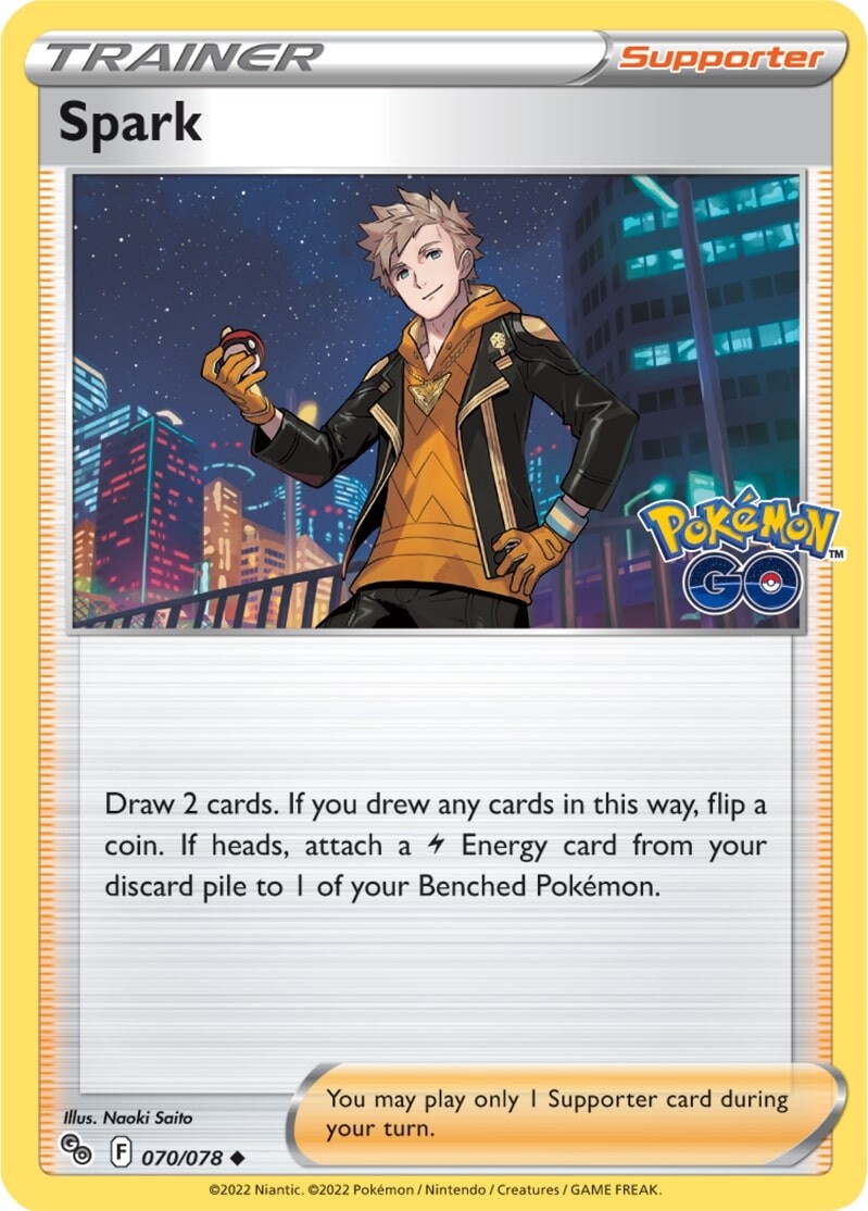 Spark (070/078) [Pokémon GO] | Card Merchant Takapuna