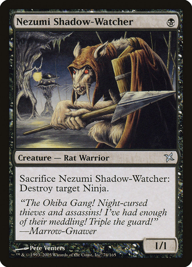 Nezumi Shadow-Watcher [Betrayers of Kamigawa] | Card Merchant Takapuna