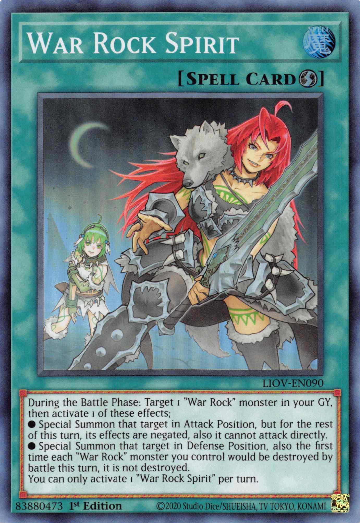 War Rock Spirit [LIOV-EN090] Super Rare | Card Merchant Takapuna