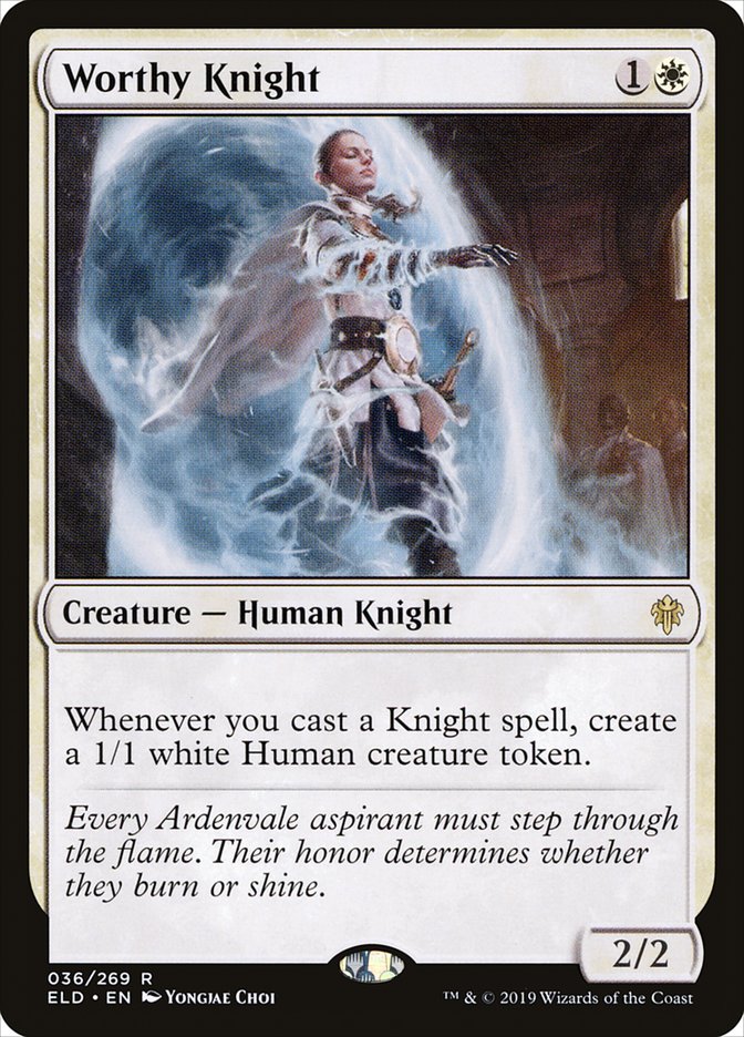 Worthy Knight [Throne of Eldraine] | Card Merchant Takapuna