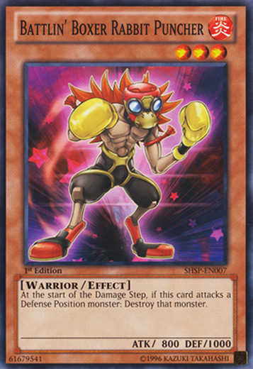 Battlin' Boxer Rabbit Puncher [SHSP-EN007] Common | Card Merchant Takapuna