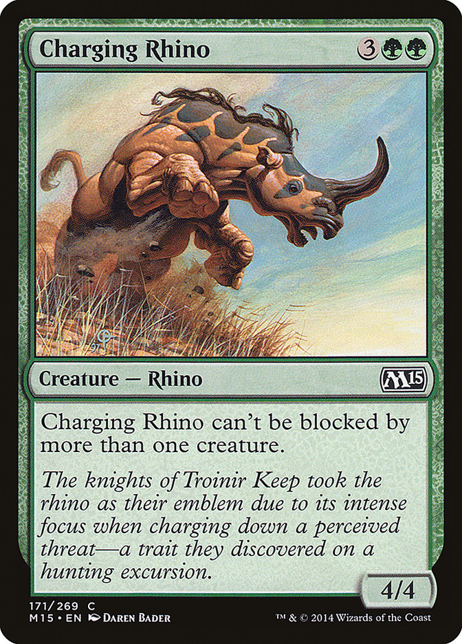 Charging Rhino [Magic 2015] | Card Merchant Takapuna