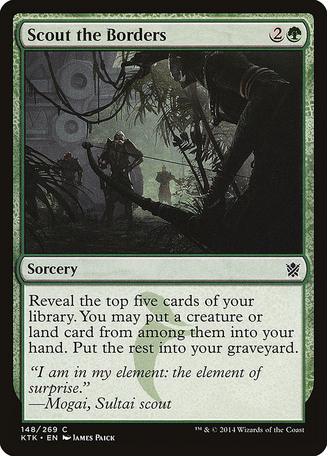 Scout the Borders [Khans of Tarkir] | Card Merchant Takapuna