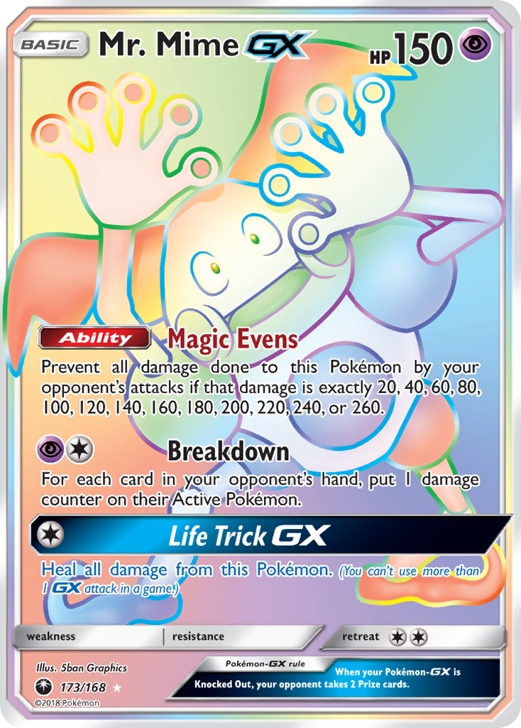 Mr. Mime GX (173/168) [Sun & Moon: Celestial Storm] | Card Merchant Takapuna