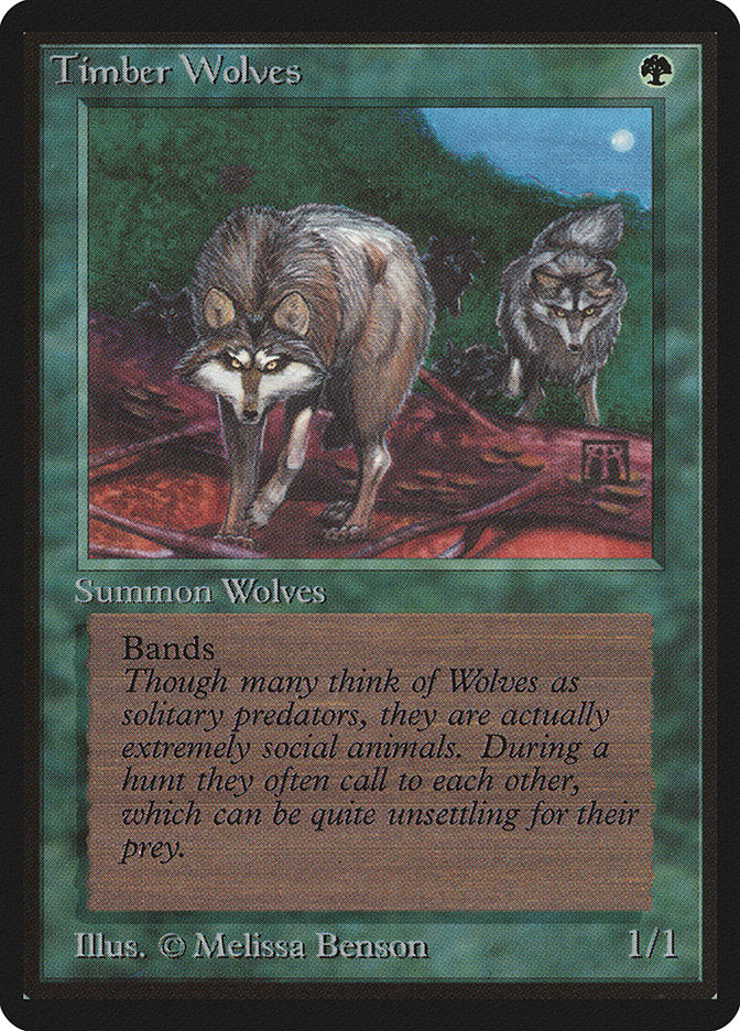 Timber Wolves [Beta Edition] | Card Merchant Takapuna