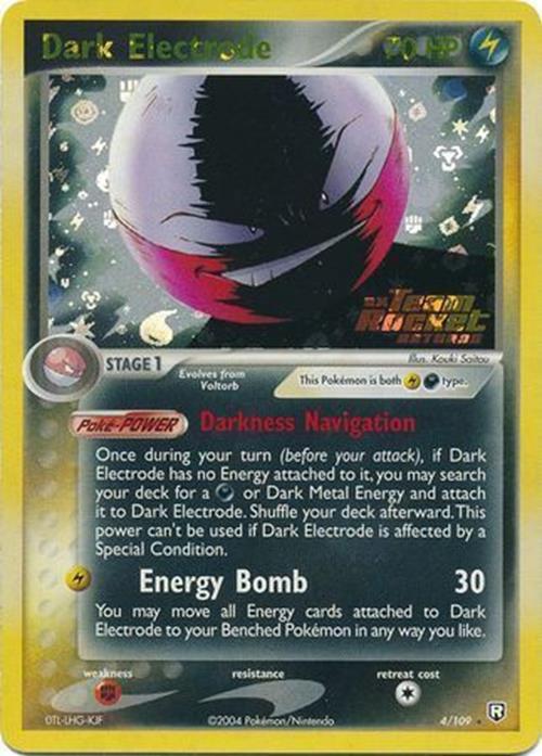 Dark Electrode (4/109) (Stamped) [EX: Team Rocket Returns] | Card Merchant Takapuna