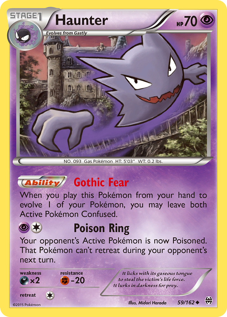 Haunter (59/162) [XY: BREAKthrough] | Card Merchant Takapuna