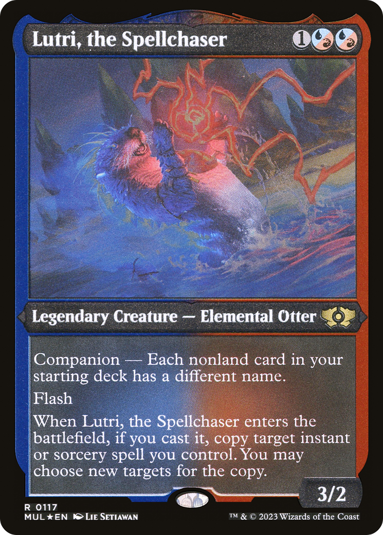 Lutri, the Spellchaser (Foil Etched) [Multiverse Legends] | Card Merchant Takapuna