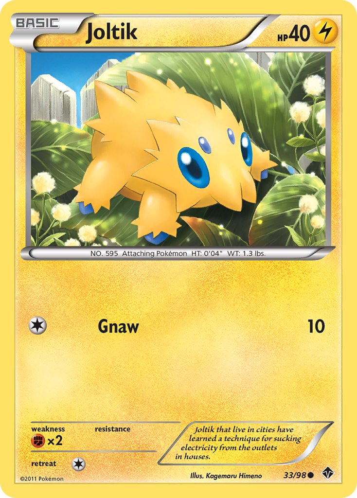 Joltik (33/98) [Black & White: Emerging Powers] | Card Merchant Takapuna