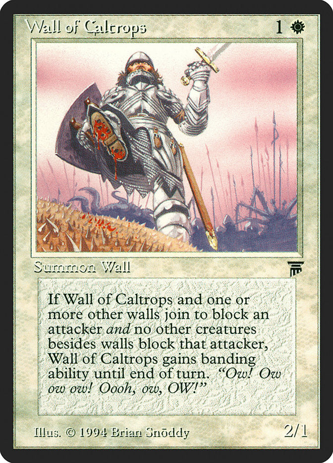 Wall of Caltrops [Legends] | Card Merchant Takapuna