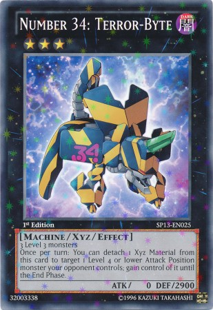 Number 34: Terror-Byte [SP13-EN025] Starfoil Rare | Card Merchant Takapuna