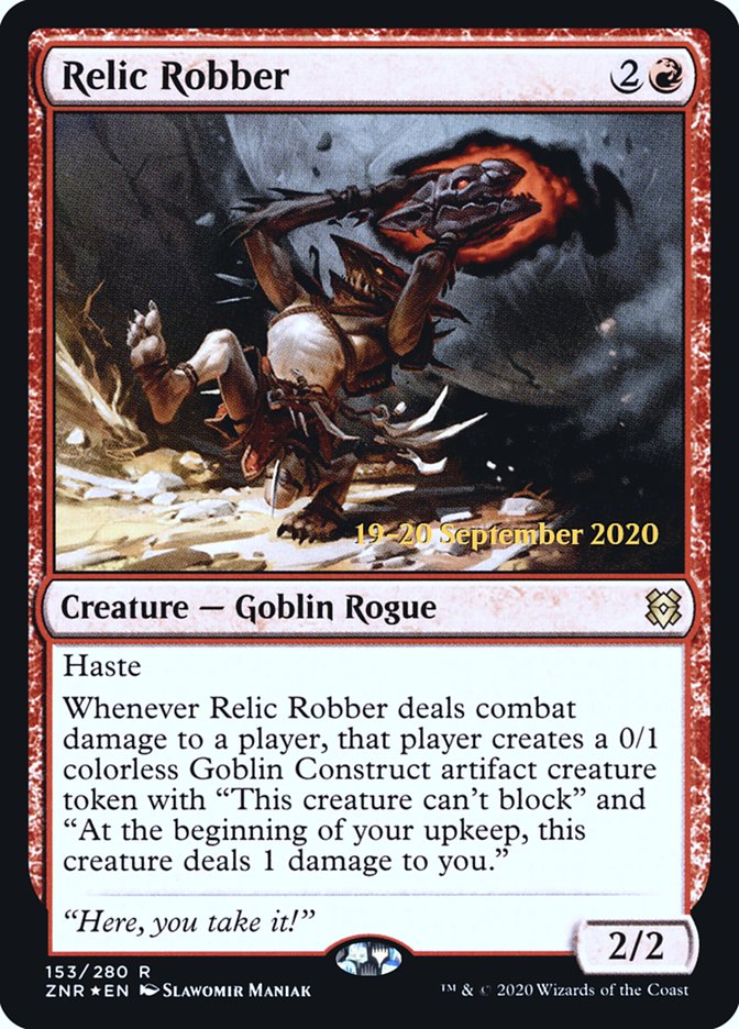 Relic Robber [Zendikar Rising Prerelease Promos] | Card Merchant Takapuna