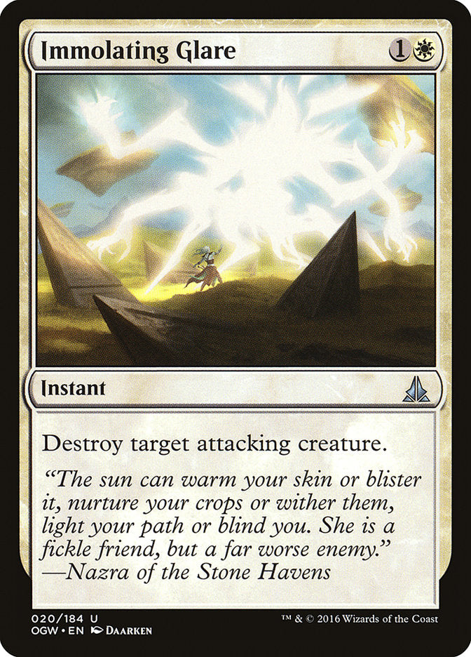 Immolating Glare [Oath of the Gatewatch] | Card Merchant Takapuna