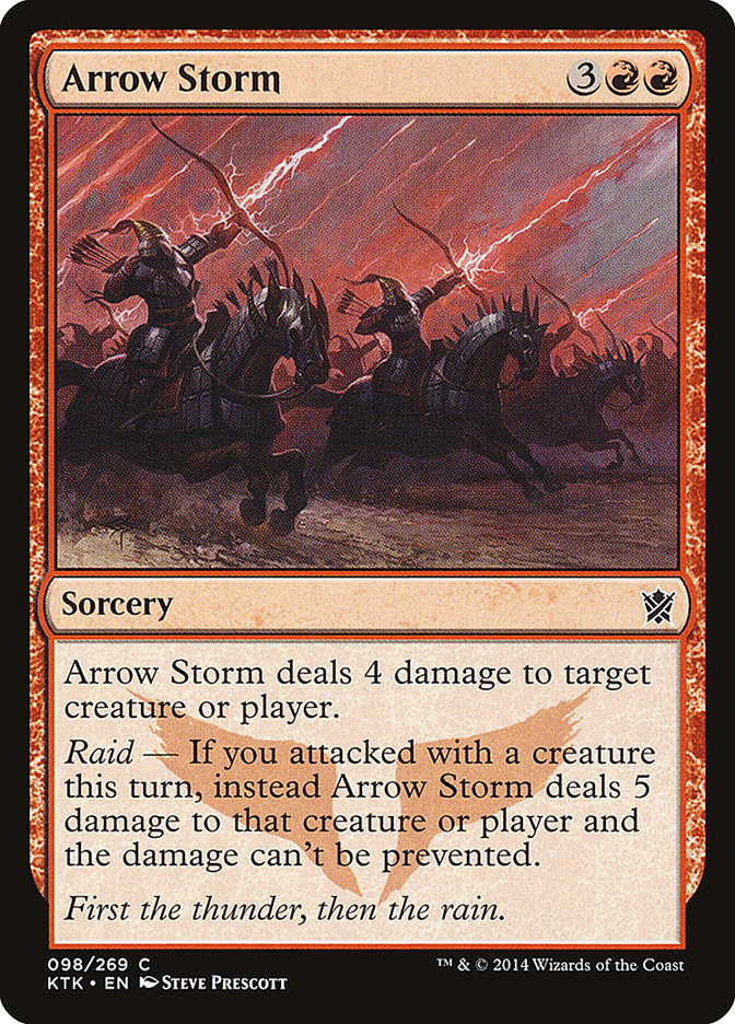 Arrow Storm [Khans of Tarkir] | Card Merchant Takapuna