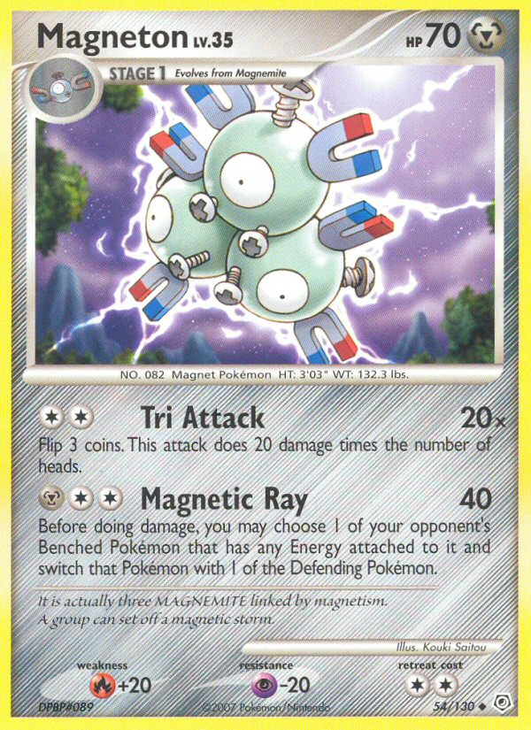 Magneton (54/130) [Diamond & Pearl: Base Set] | Card Merchant Takapuna