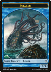 Fish // Kraken Double-Sided Token [Masters 25 Tokens] | Card Merchant Takapuna