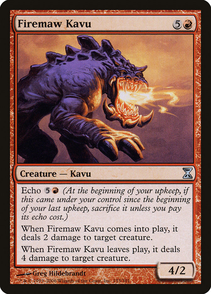 Firemaw Kavu [Time Spiral] | Card Merchant Takapuna