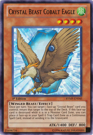 Crystal Beast Cobalt Eagle [RYMP-EN045] Super Rare | Card Merchant Takapuna