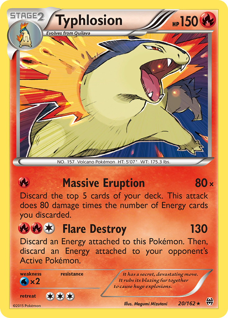 Typhlosion (20/162) [XY: BREAKthrough] | Card Merchant Takapuna