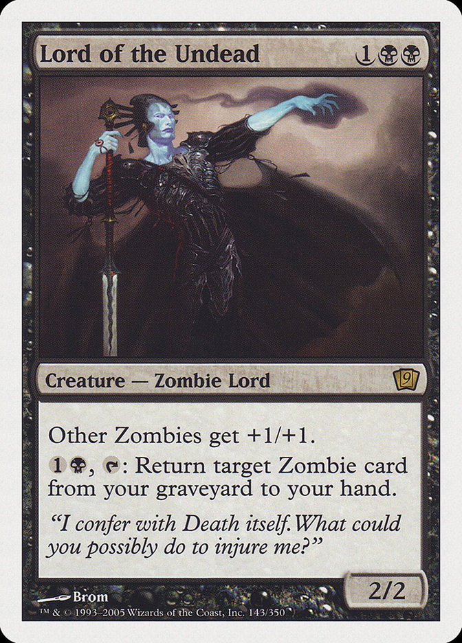 Lord of the Undead [Ninth Edition] | Card Merchant Takapuna