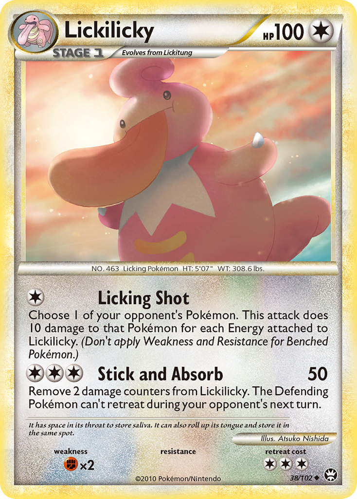 Lickilicky (38/102) [HeartGold & SoulSilver: Triumphant] | Card Merchant Takapuna