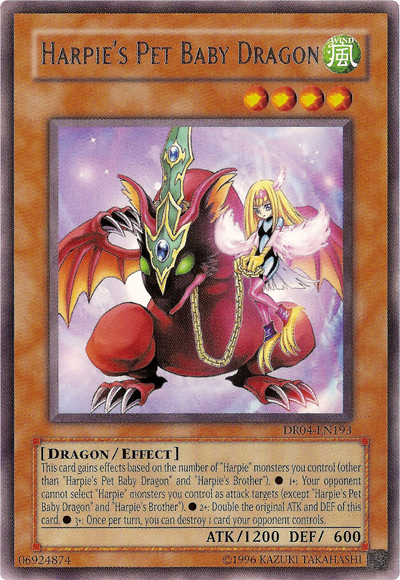 Harpie's Pet Baby Dragon [DR04-EN193] Rare | Card Merchant Takapuna