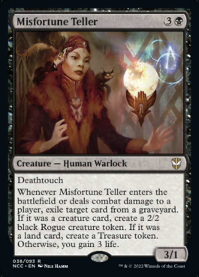 Misfortune Teller [Streets of New Capenna Commander] | Card Merchant Takapuna