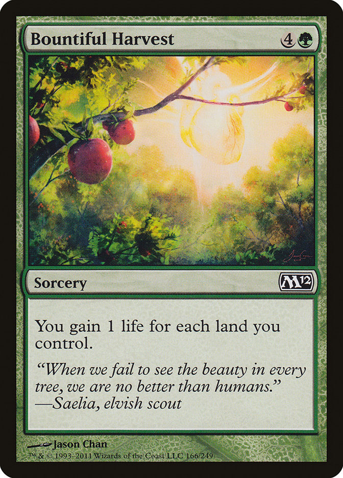 Bountiful Harvest [Magic 2012] | Card Merchant Takapuna