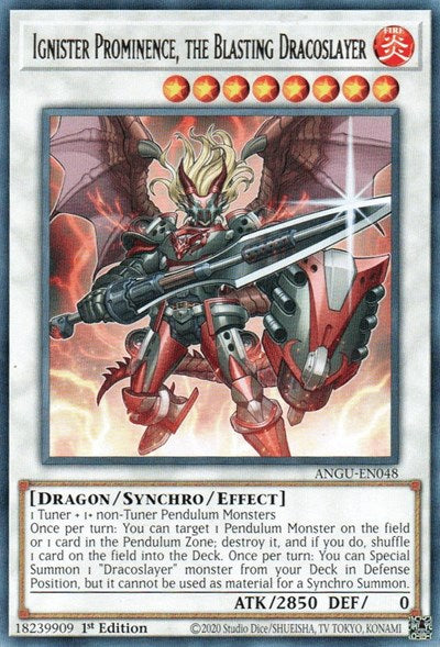 Ignister Prominence, the Blasting Dracoslayer (Rare) [ANGU-EN048] Rare | Card Merchant Takapuna