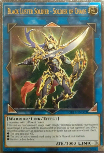 Black Luster Soldier - Soldier of Chaos [OP17-EN003] Ultimate Rare | Card Merchant Takapuna