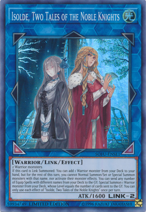 Isolde, Two Tales of the Noble Knights [SOFU-ENSE1] Super Rare | Card Merchant Takapuna