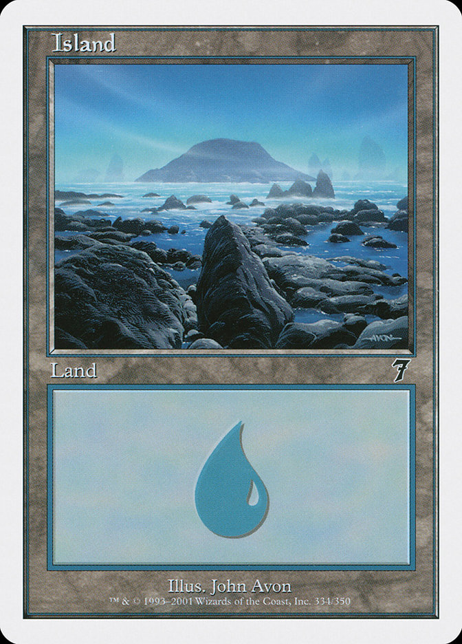 Island (334) [Seventh Edition] | Card Merchant Takapuna