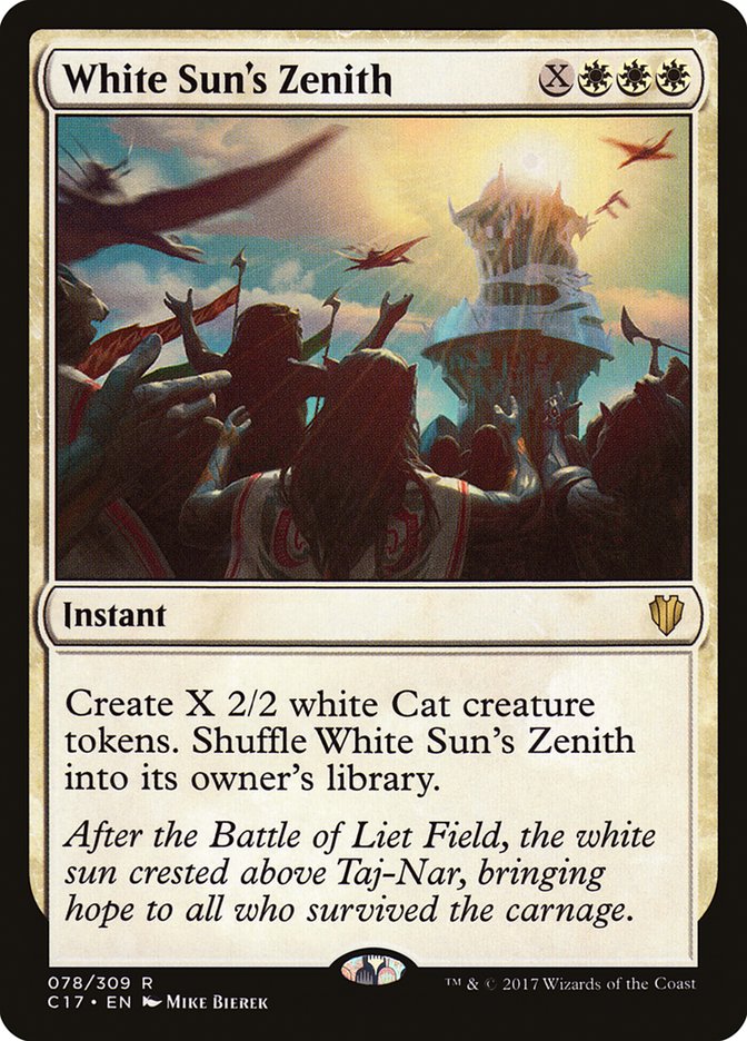 White Sun's Zenith [Commander 2017] | Card Merchant Takapuna