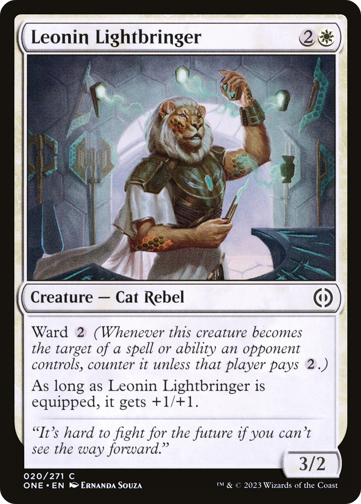 Leonin Lightbringer [Phyrexia: All Will Be One] | Card Merchant Takapuna